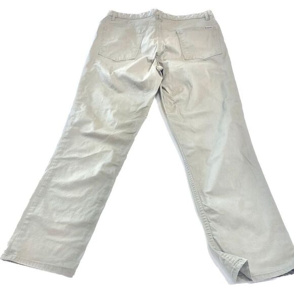 Calvin Klein Tan Five Pocket Slim Fit Khaki Pants Men's Size 33x30 - Picture 2 of 9